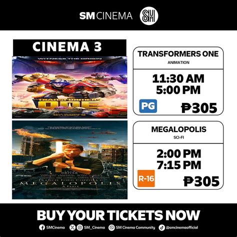 sm cinema tarlac tickets|SM Cinema.